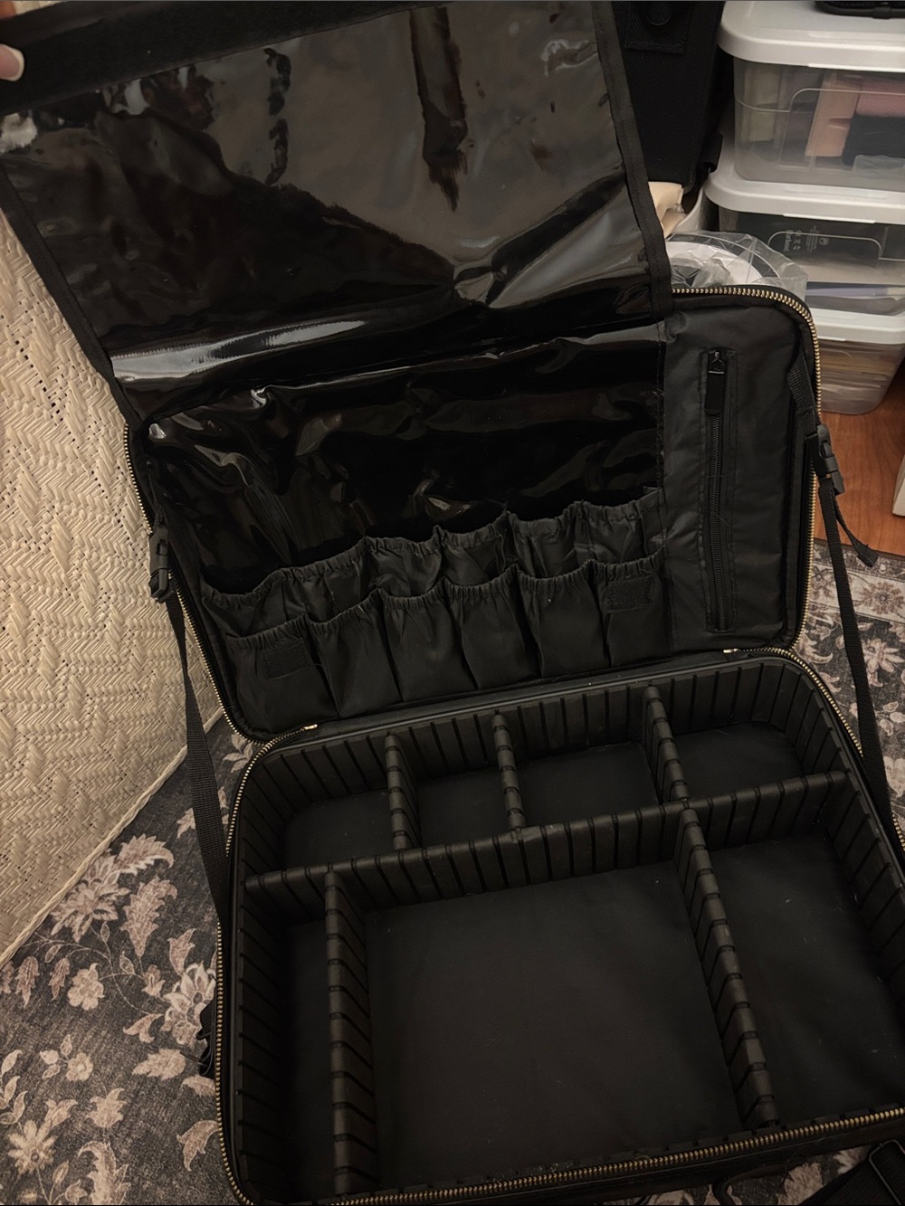 Black Makeup Kit Case